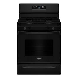 Whirlpool - 5.3 Cu. Ft. Freestanding Gas Range with Cooktop Flexibility - Black