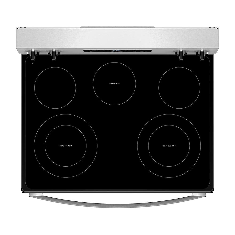 Alt View 11. Whirlpool - 5.3 Cu. Ft. Freestanding Electric Range with Cooktop Flexibility - Stainless Steel.