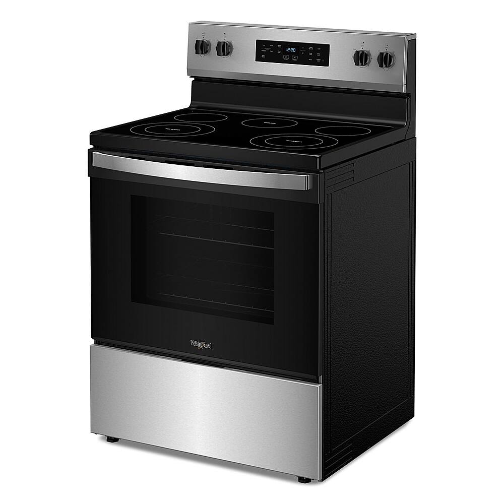 Alt View 12. Whirlpool - 5.3 Cu. Ft. Freestanding Electric Range with Cooktop Flexibility - Stainless Steel.