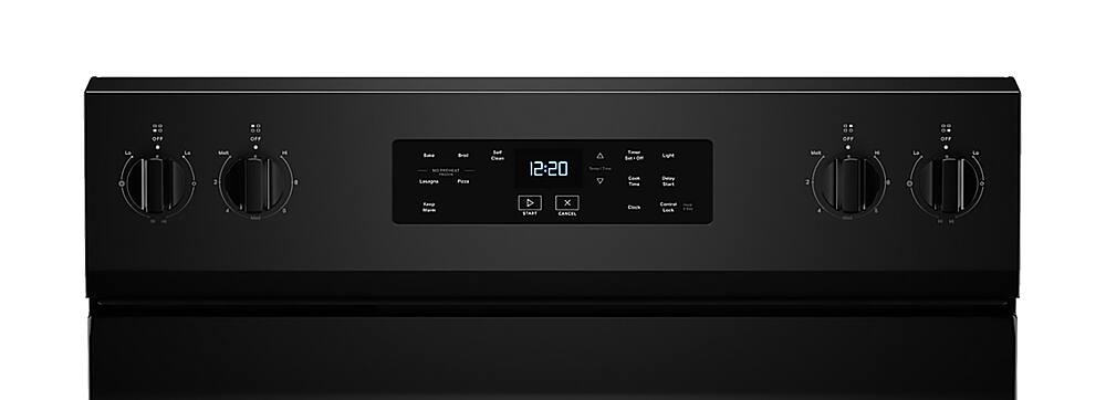 Alt View 12. Whirlpool - 5.3 Cu. Ft. Freestanding Electric Range with Cooktop Flexibility - Black.