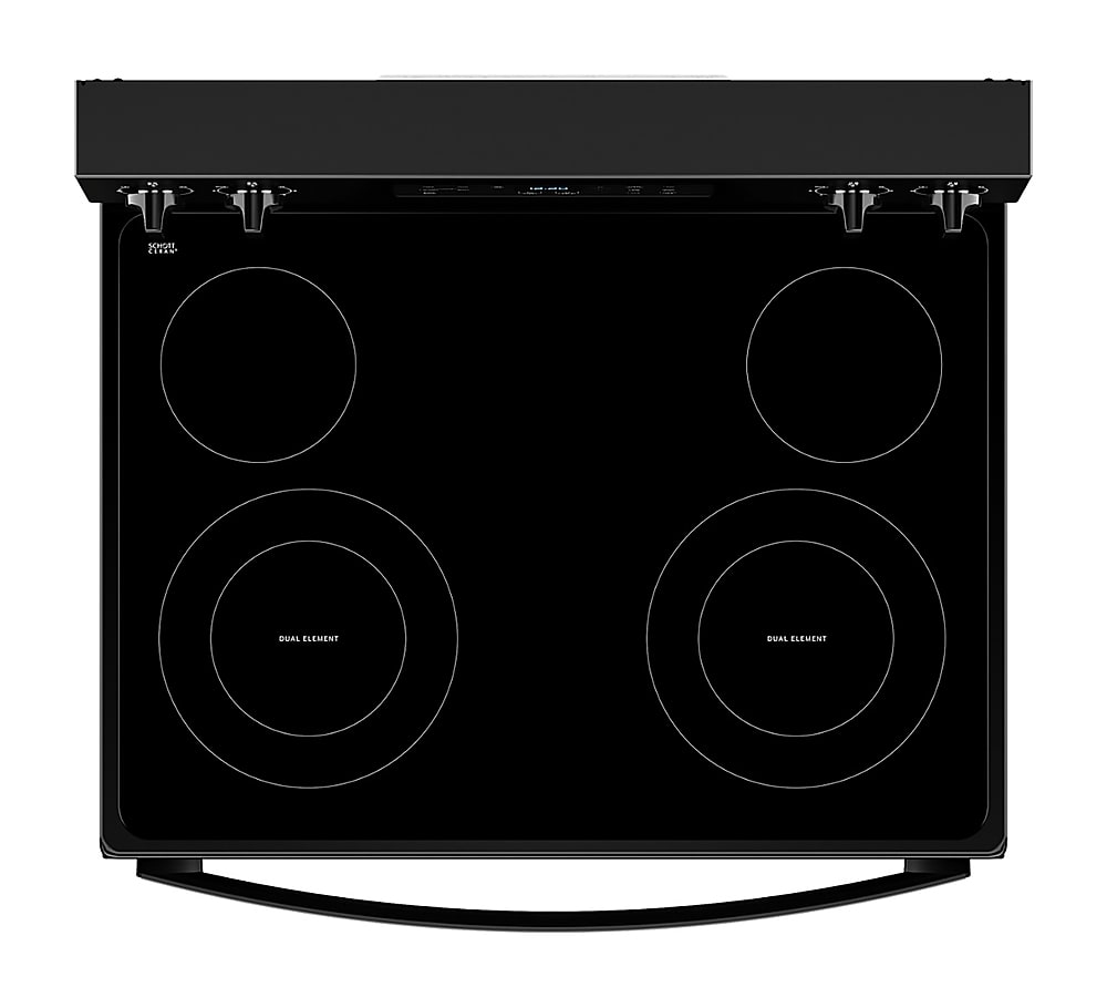 Alt View 13. Whirlpool - 5.3 Cu. Ft. Freestanding Electric Range with Cooktop Flexibility - Black.