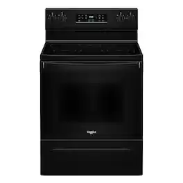Whirlpool - 5.3 Cu. Ft. Freestanding Electric Range with Cooktop Flexibility - Black