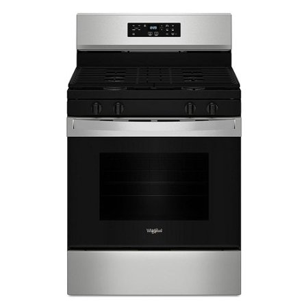 Whirlpool - 5.3 Cu. Ft. Freestanding Gas Range with Cooktop Flexibility - Stainless Steel