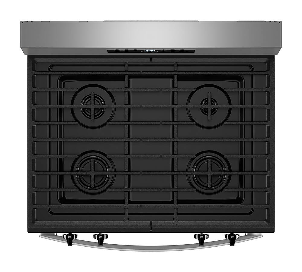 Alt View 13. Whirlpool - 5.3 Cu. Ft. Freestanding Gas Range with Cooktop Flexibility - Stainless Steel.