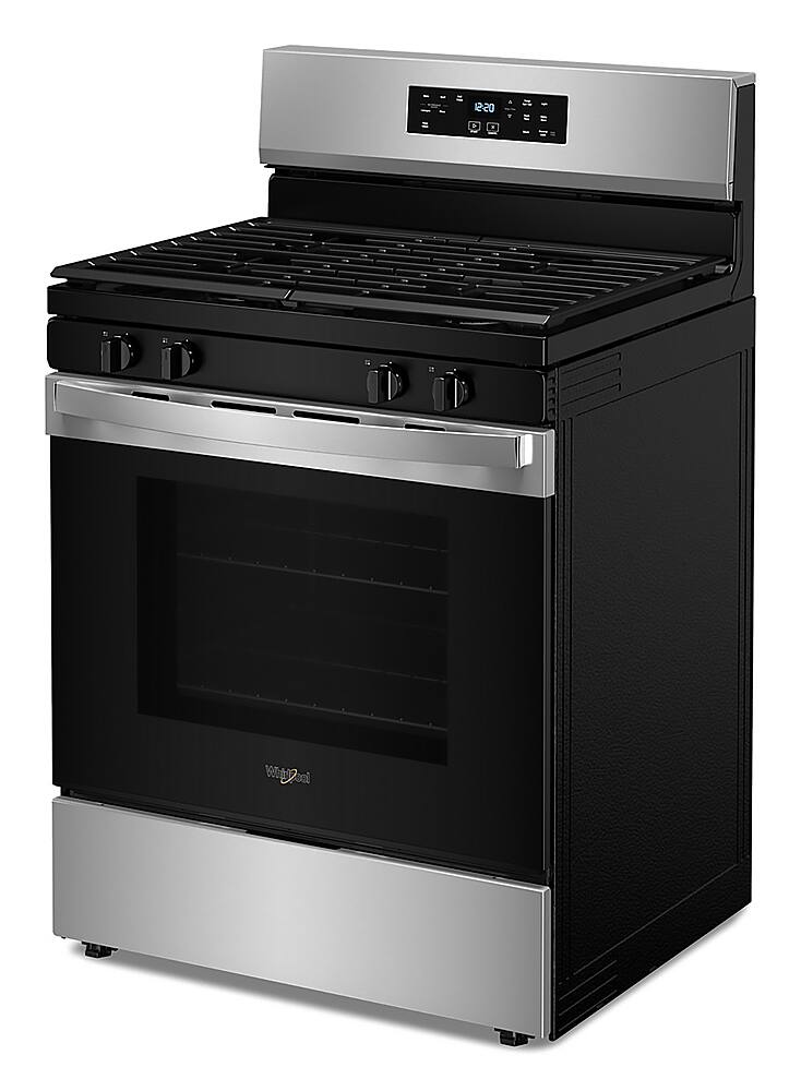 Alt View 14. Whirlpool - 5.3 Cu. Ft. Freestanding Gas Range with Cooktop Flexibility - Stainless Steel.