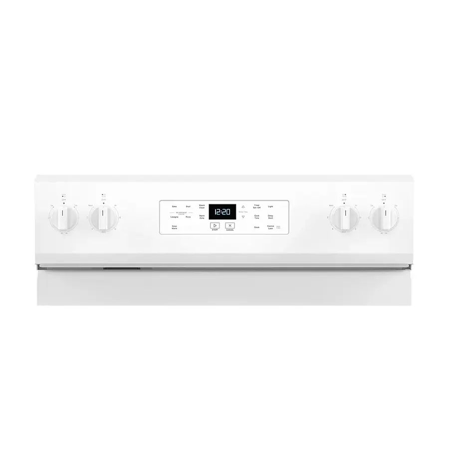 Alt View 2. Whirlpool - 5.3 Cu. Ft. Freestanding Electric Range with Cooktop Flexibility - White.