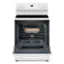 Left. Whirlpool - 5.3 Cu. Ft. Freestanding Electric Range with Cooktop Flexibility - White.