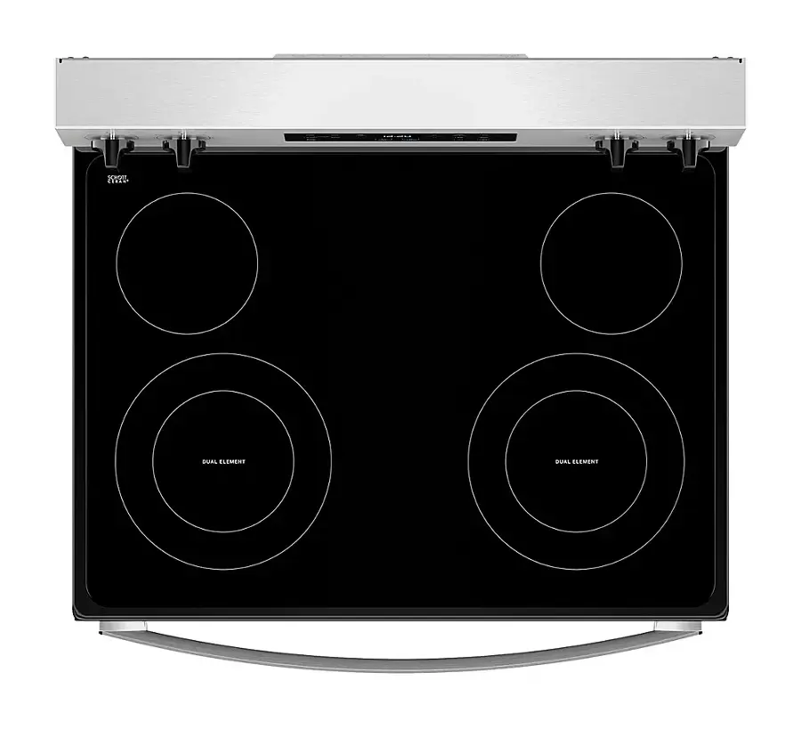 Alt View 13. Whirlpool - 5.3 Cu. Ft. Freestanding Electric Range with Cooktop Flexibility - Stainless Steel.