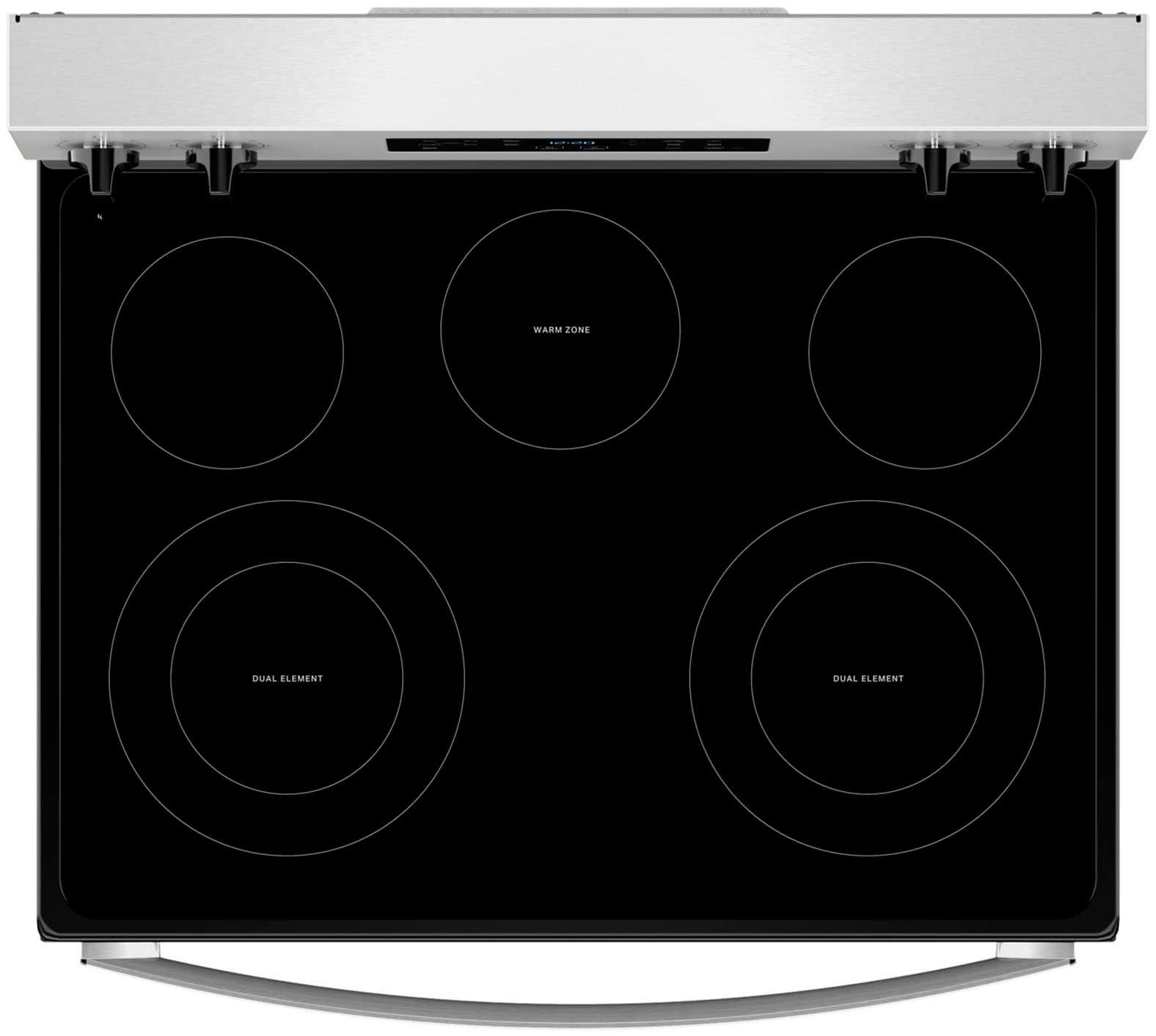 Alt View 11. Whirlpool - 5.3 Cu. Ft. Freestanding Electric Range with Cooktop Flexibility - Stainless Steel.
