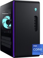 Alienware - Aurora R16 Desktop - 14th Gen Intel Core i7  - 16GB Memory - NVIDIA GeForce RTX 4060Ti - 1TB SSD - Black - Front_Zoom
