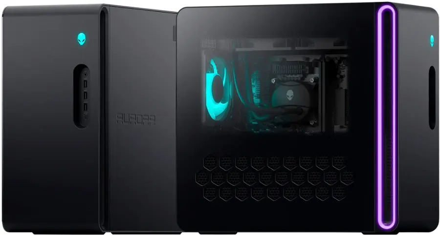 Alt View 12. Alienware - Aurora R16 Desktop - 14th Gen Intel Core i7  - 16GB Memory - NVIDIA GeForce RTX 4060Ti - 1TB SSD - Black.