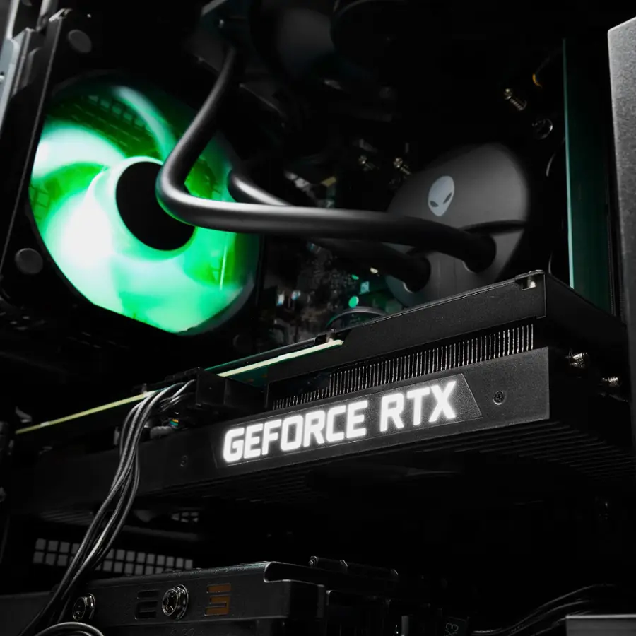 Alt View 6. Alienware - Aurora R16 Desktop - 14th Gen Intel Core i7  - 16GB Memory - NVIDIA GeForce RTX 4060Ti - 1TB SSD - Black.