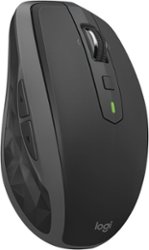 Logitech - MX Anywhere 2S Bluetooth Edition Wireless Mouse with Hyper-Fast Scrolling - Graphite - Front_Zoom