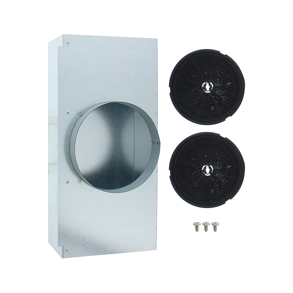 Front. Zephyr - Recirculating Kit for ZPO Range Hood - Black.