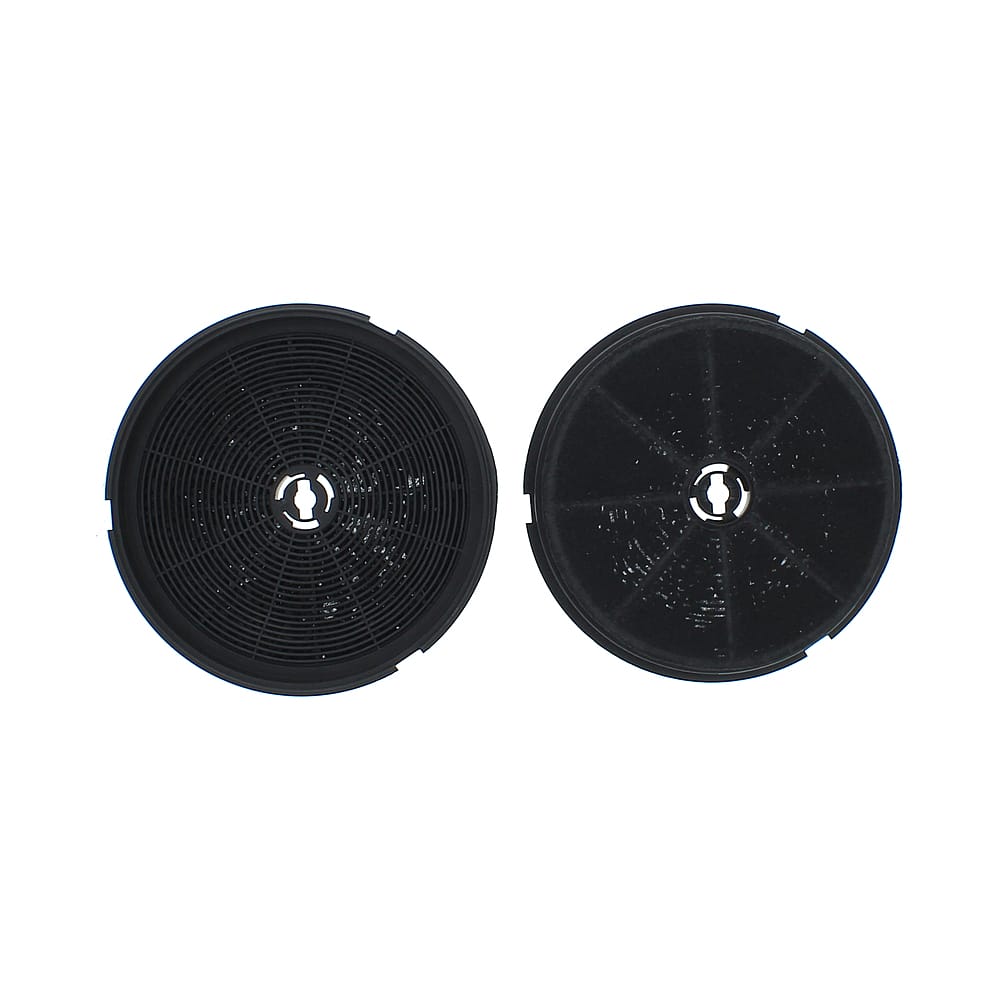 Charcoal Filter Replacement for ZVA and ZPO Zephyr Range Hoods (Set of 2) - Black - Front_Zoom