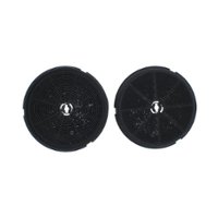 Charcoal Filter Replacement for ZVA and ZPO Zephyr Range Hoods (Set of 2) - Black - Front_Zoom