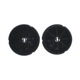 Charcoal Filter Replacement for ZVA and ZPO Zephyr Range Hoods (Set of 2) - Black