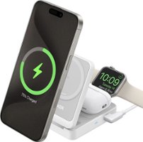 Anker MagGo Wireless Charging Station - White - Front_Zoom