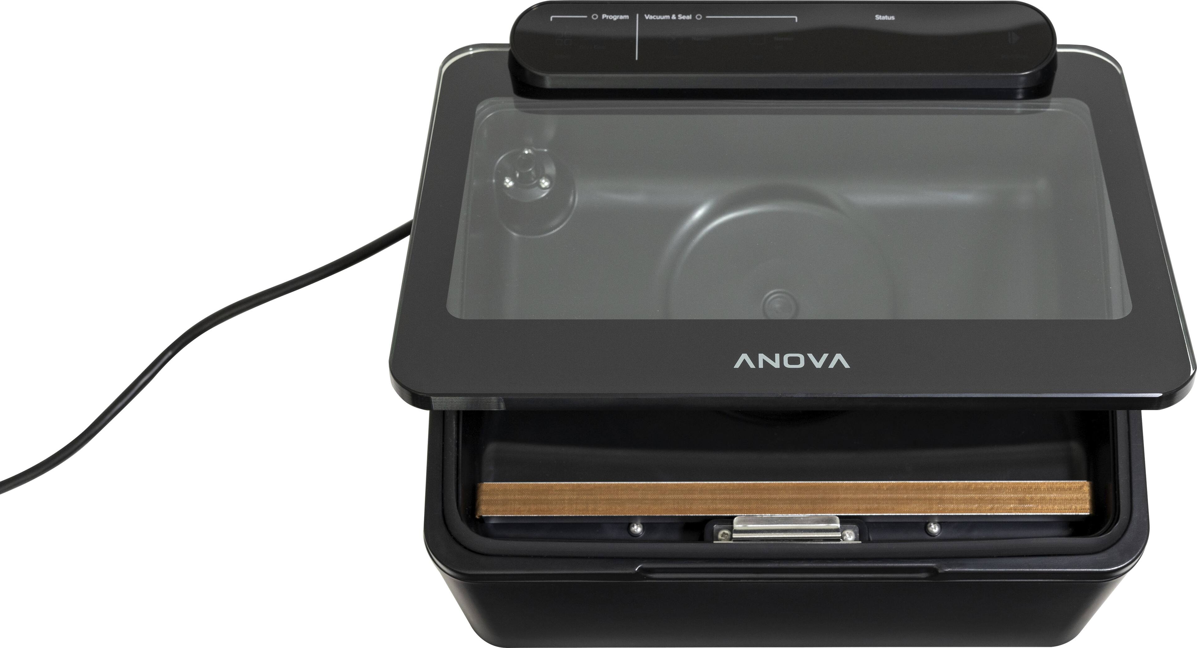 Alt View 11. Anova - Precision  Chamber Vacuum Sealer - Black.