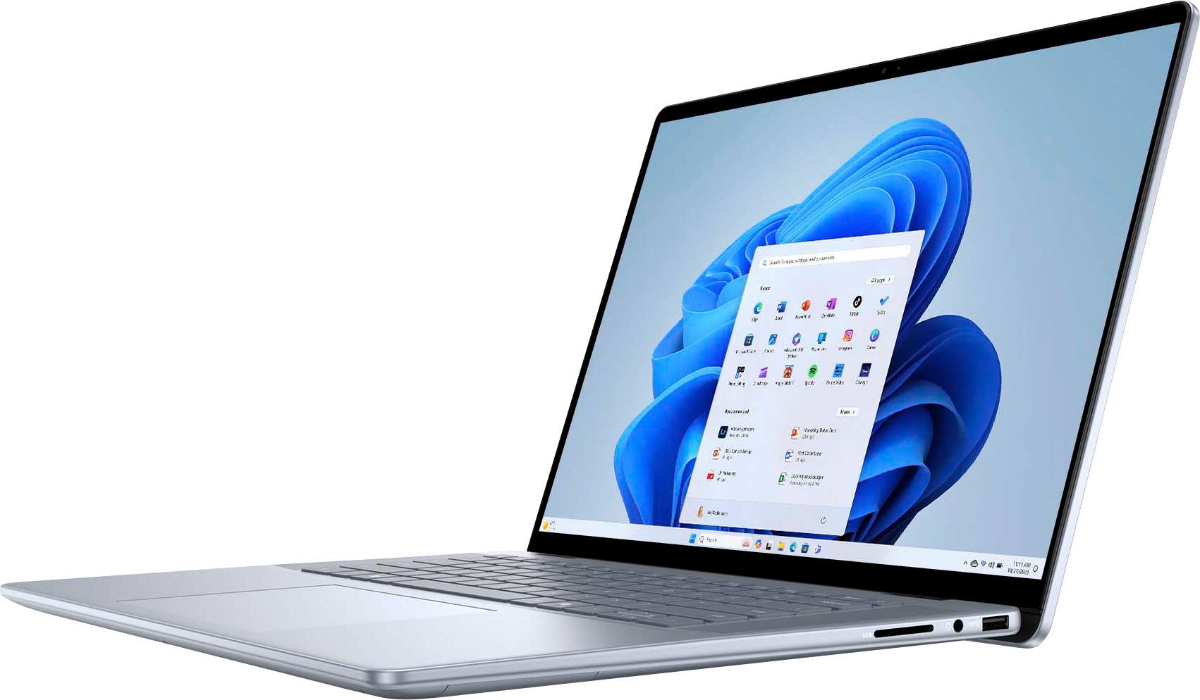 Alt View 1. Dell - Dell – Inspiron 16” 2-in-1 Touch Laptop – Intel Core Ultra 5 Processor – 16GB Memory – 512GB SSD - Ice Blue.