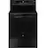 Front. GE - 5.3 Cu. Ft. Freestanding Electric Range with Self-Clean and Steam Cleaning Option and Crisp Mode - Black.