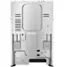 Left. GE - 5.3 Cu. Ft. Freestanding Electric Range with Self-Clean and Steam Cleaning Option and Crisp Mode - White.