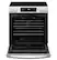 Alt View 18. GE - 5.3 Cu. Ft. Slide-In Electric Convection Range with Steam Cleaning and EasyWash Oven Tray - White.