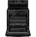 Alt View 15. GE - 5.3 Cu. Ft. Freestanding Electric Range with Steam Cleaning and 4 Burner Radiant Cooktop - Black.