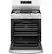Alt View 17. GE - 5.3 Cu. Ft. Freestanding Gas Convection Range with Steam Cleaning and EasyWash Oven Tray - White.