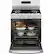 Alt View 20. GE - 5.3 Cu. Ft. Freestanding Gas Range with Self-Clean and Steam Cleaning Option and Crisp Mode - White.
