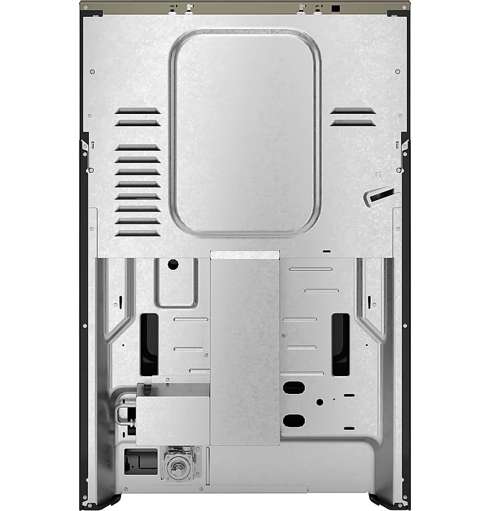 Alt View 40. GE - 5.3 Cu. Ft. Freestanding Gas Range with Self-Clean and Steam Cleaning Option and Crisp Mode - Slate.