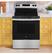 Alt View 19. GE - 5.3 Cu. Ft. Freestanding Electric Range with Self-Clean and Steam Clean Option and Built-In Wi-Fi - Stainless Steel/Black.