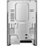 Left. GE - 5.3 Cu. Ft. Freestanding Electric Range with Self-Clean and Steam Clean Option and Built-In Wi-Fi - Stainless Steel/Black.