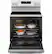 Alt View 14. GE - 5.3 Cu. Ft. Freestanding Electric Range with Self-Clean and Steam Clean Option and Built-In Wi-Fi - White.