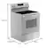 Alt View 18. GE - 5.3 Cu. Ft. Freestanding Electric Range with Self-Clean and Steam Clean Option and Built-In Wi-Fi - White.