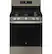 Front. GE - 5.3 Cu. Ft. Freestanding Gas Convection Range with Steam Cleaning and EasyWash Oven Tray - Slate.