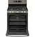 Alt View 16. GE - 5.3 Cu. Ft. Freestanding Gas Convection Range with Steam Cleaning and EasyWash Oven Tray - Slate.