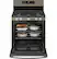 Alt View 17. GE - 5.3 Cu. Ft. Freestanding Gas Convection Range with Steam Cleaning and EasyWash Oven Tray - Slate.