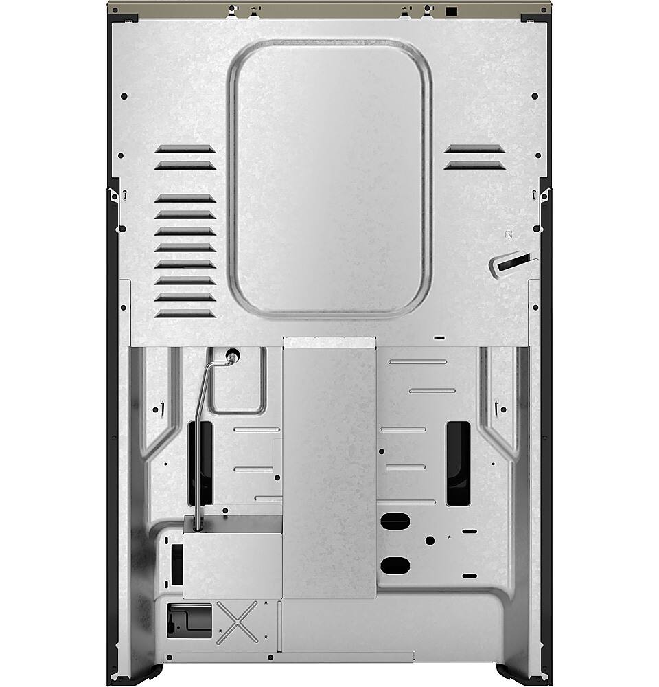 Alt View 40. GE - 5.3 Cu. Ft. Freestanding Gas Convection Range with Steam Cleaning and EasyWash Oven Tray - Slate.