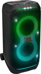 JBL - PartyBox Club 320 Portable Wireless Party Speaker - Black - Front_Zoom