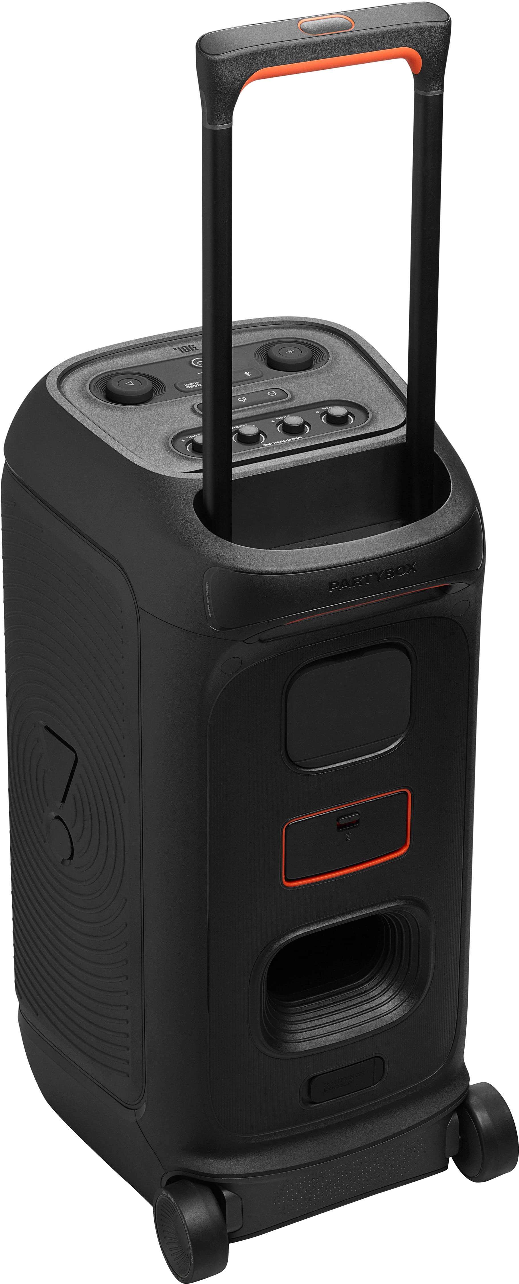 Alt View 16. JBL - PartyBox Club 320 Portable Wireless Party Speaker - Black.