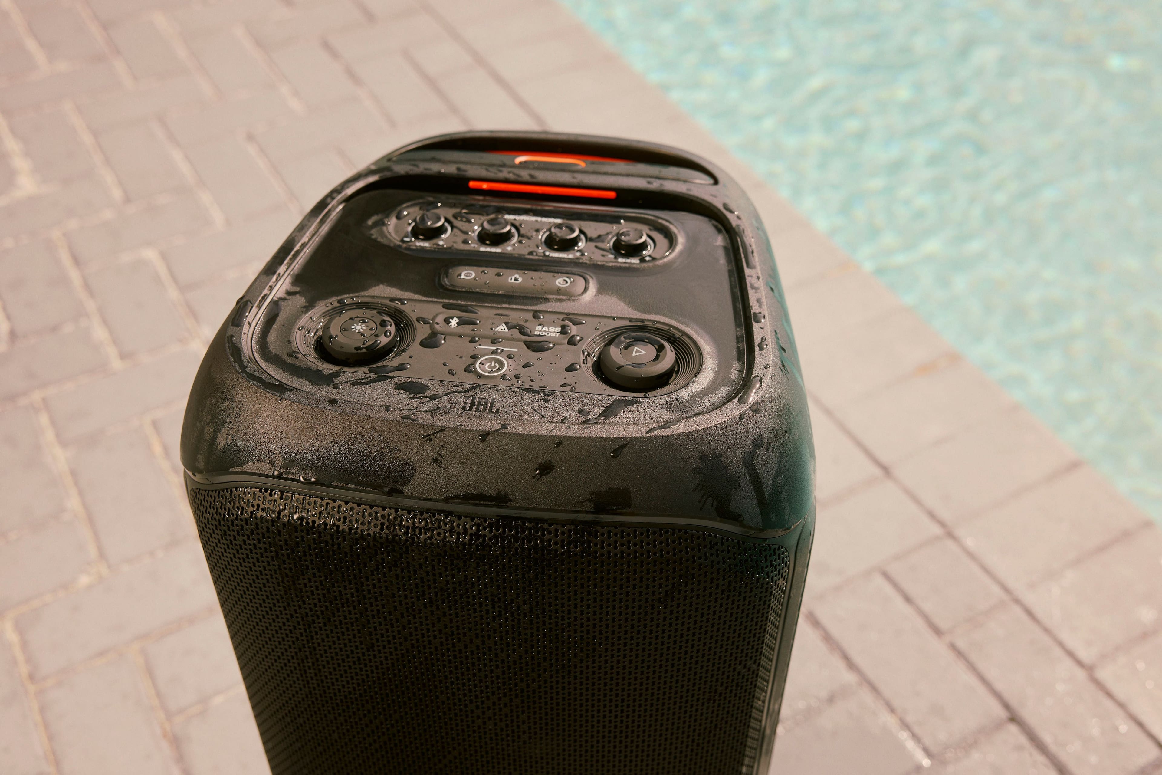 Alt View 29. JBL - PartyBox Club 320 Portable Wireless Party Speaker - Black.