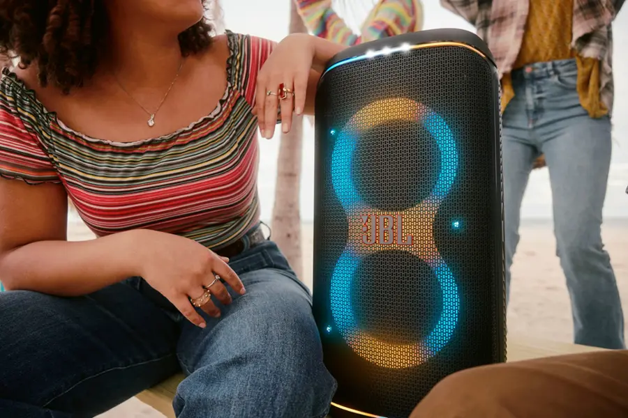 Alt View 20. JBL - PartyBox Club 120 Portable Wireless Party Speaker - Black.