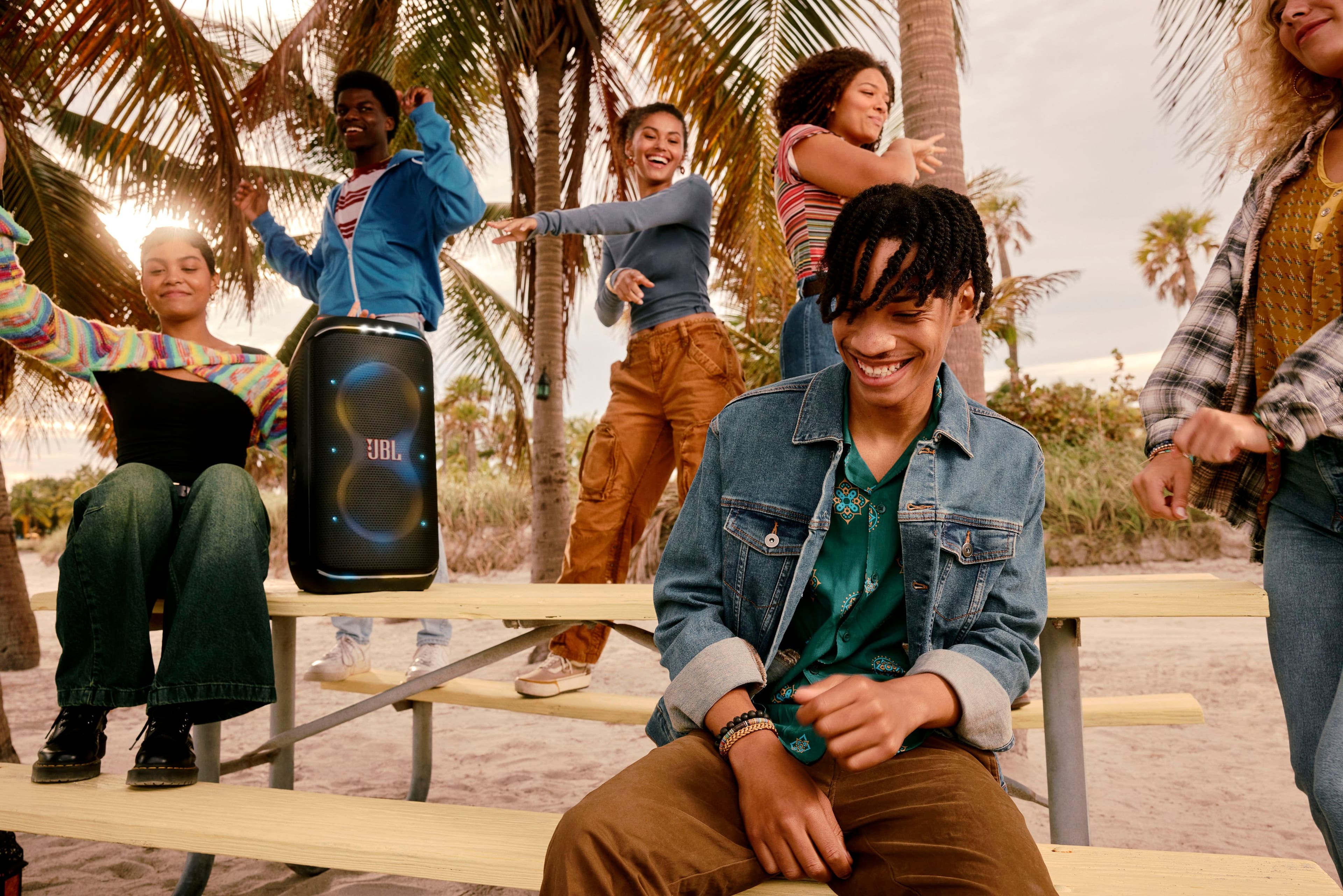 Alt View 22. JBL - PartyBox Club 120 Portable Wireless Party Speaker - Black.