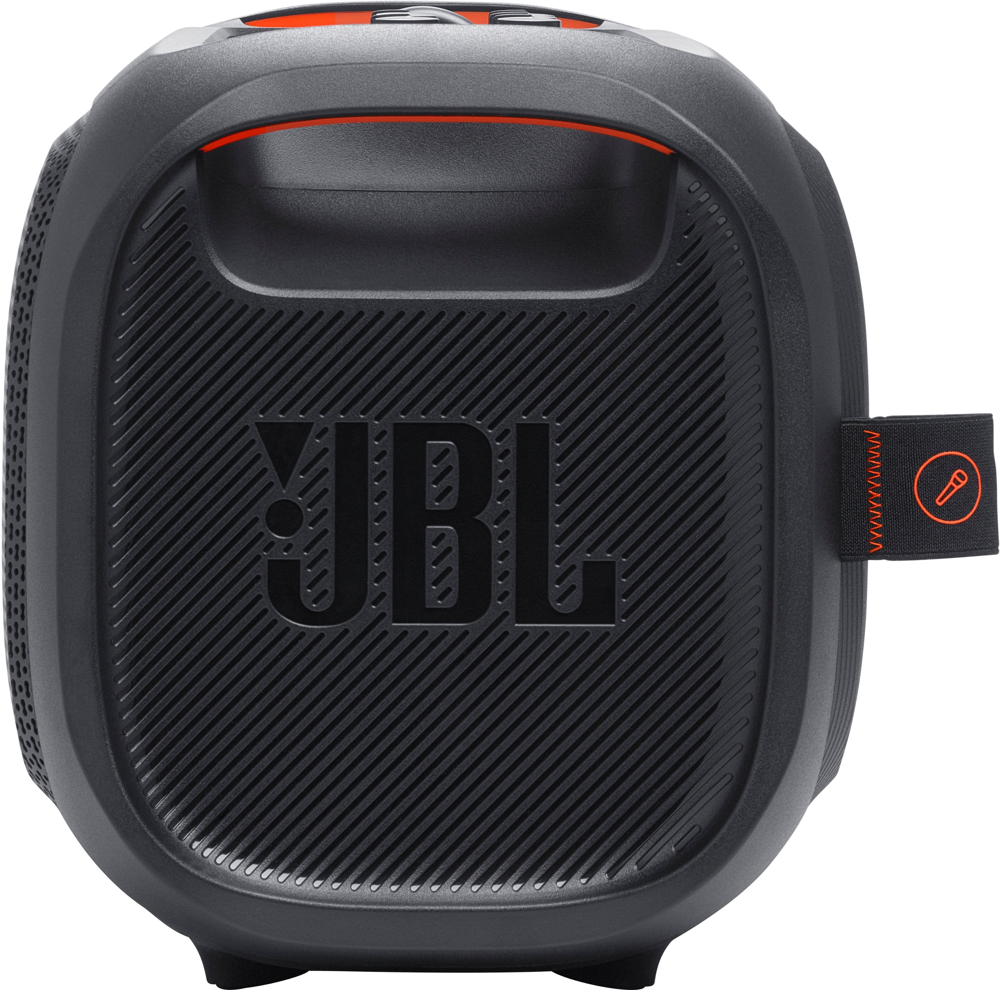 Alt View 22. JBL - PartyBox On-The-Go Essential Portable Wireless Party Speaker with Wireless Microphone - Black.
