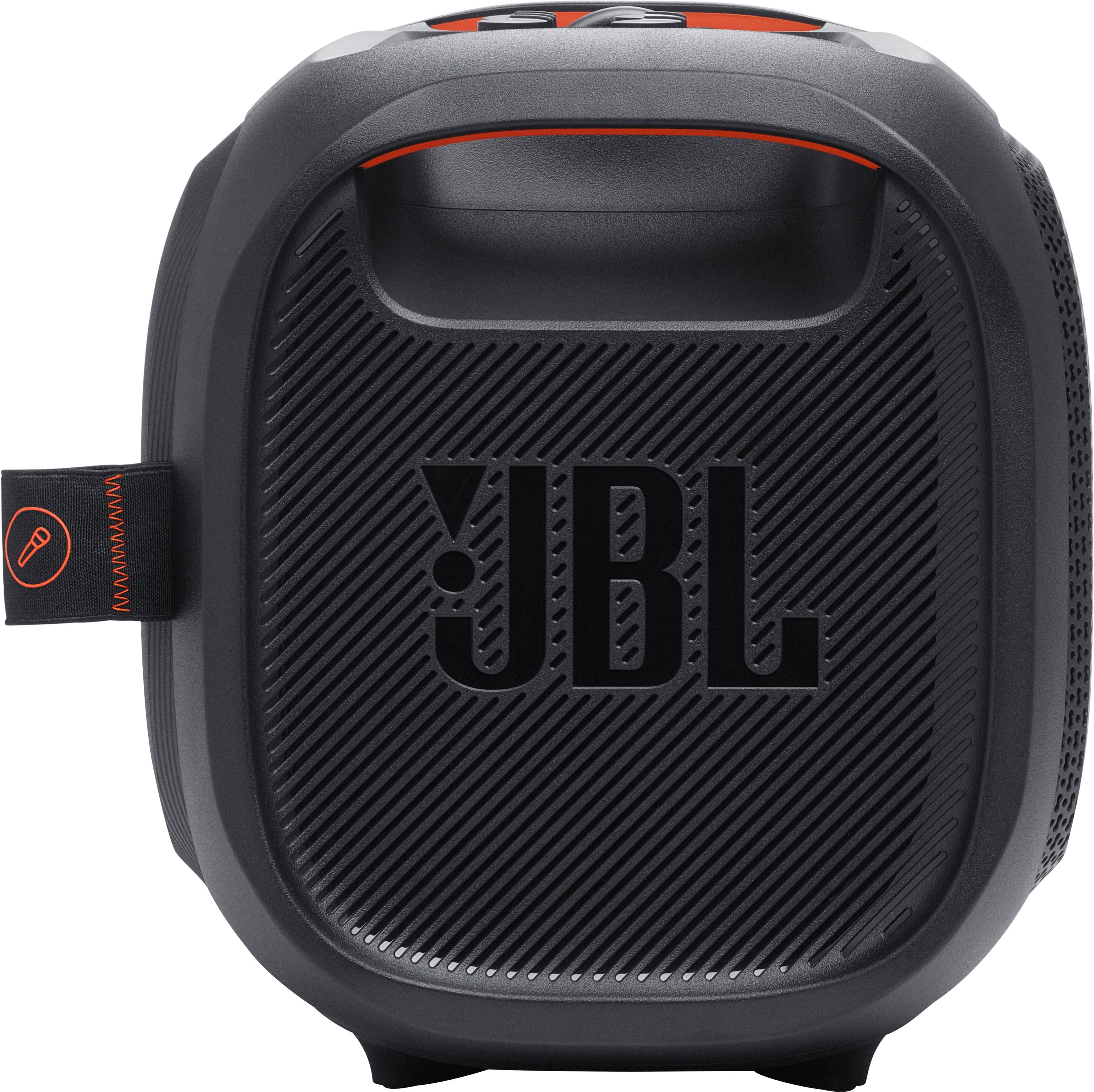 Alt View 23. JBL - PartyBox On-The-Go Essential Portable Wireless Party Speaker with Wireless Microphone - Black.