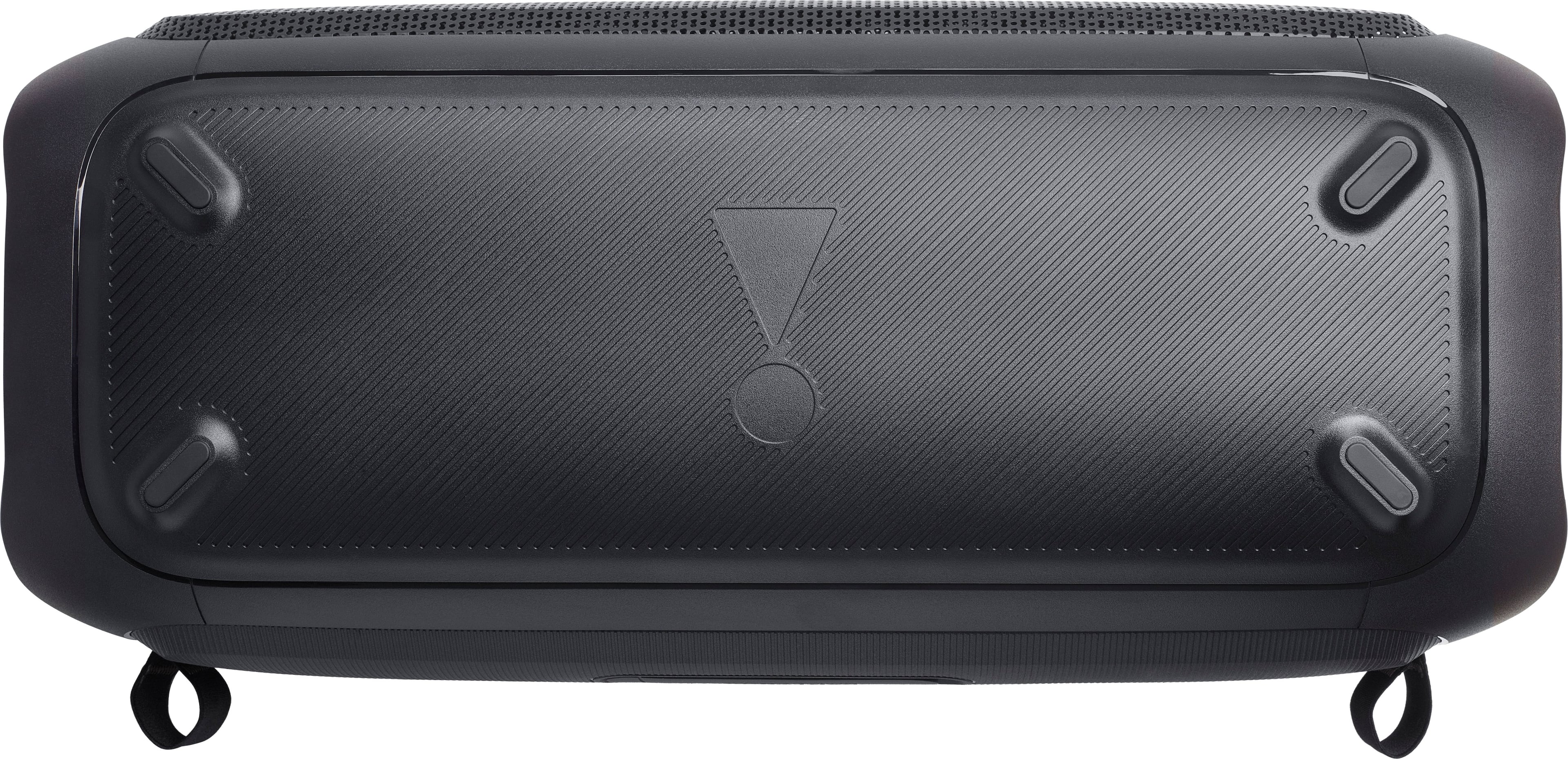 Alt View 24. JBL - PartyBox On-The-Go Essential Portable Wireless Party Speaker with Wireless Microphone - Black.