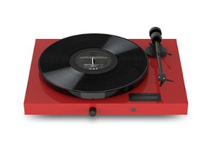 Pro-Ject - Juke Box E1 Record Player w/ Receiver - Red - Front_Zoom