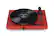Front. Pro-Ject - Juke Box E1 Record Player w/ Receiver - Red.