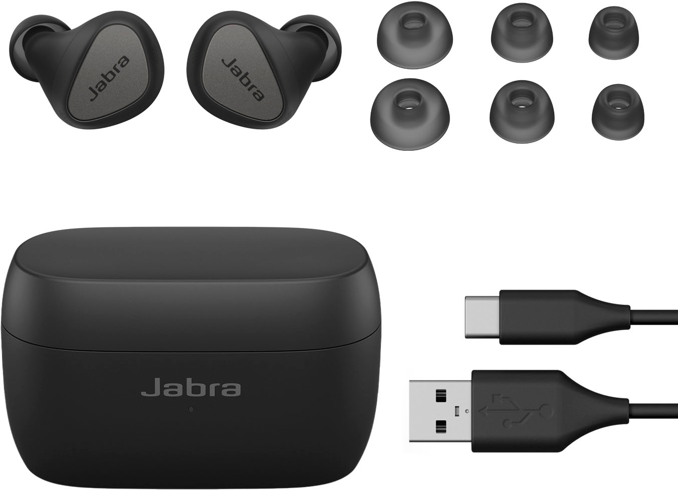 Jabra Elite 5 True Wireless Hybrid Active Noise Cancelling In-ear ...
